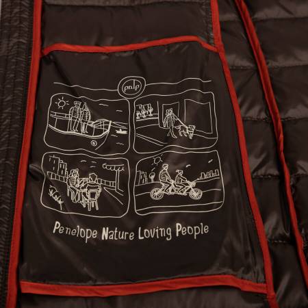 %100 Kaz Tüyü Mont Kahve M - Vera Koleksiyonu - 5