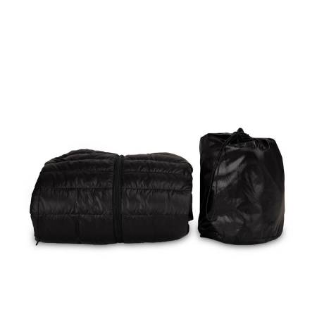 %100 Kaz Tüyü Mont Siyah S - Vera Koleksiyonu - 6