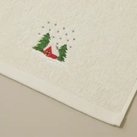 Yılbaşı Temalı %100 Pamuk 3'lü Kutulu Havlu Seti - Wish Box - 7