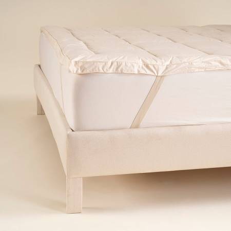 %100 Yün 4 Mevsim Kullanılabilen Topper 200x200 cm - Wooly Pure Serisi - Penelope (1)