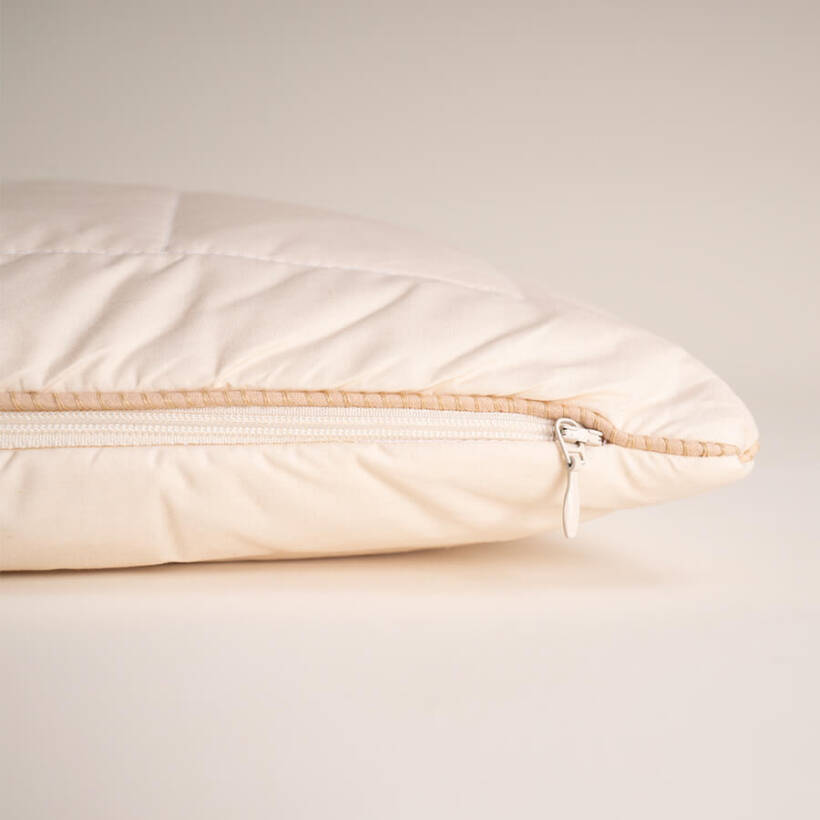 %100 İngiliz Yünü Dolgulu Pamuk Kumaş Bebek Yastığı - Wooly Pure Serisi - 