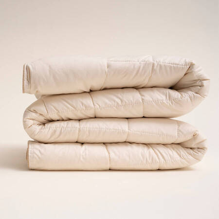 %100 İngiliz Yünü Dolgulu Pamuk Kumaş Bebek Yorganı - Wooly Pure Serisi - Penelope (1)